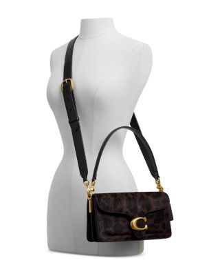 Tabby Shoulder Bag 26  in Leopard Print Calf Hair