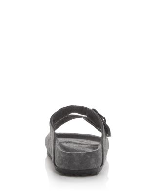 Men's Arizona Slide Sandals in Dark Gray