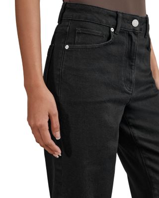 Selin Straight Leg Jeans in Black