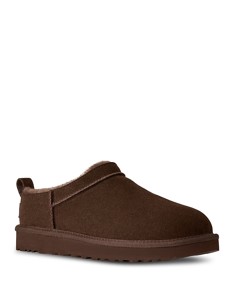 Ugg Women's Classic Micro Pull Tab Booties In Brown