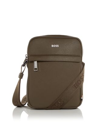 Zair Leather Crossbody Bag