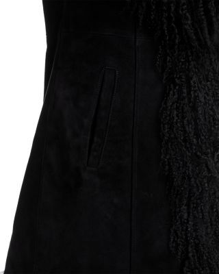 Dorothy Shearling Midi Coat