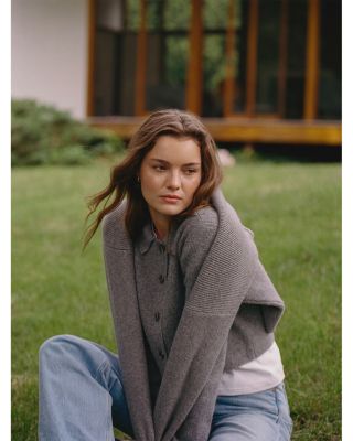 Ellie Collared Knit Cardigan 