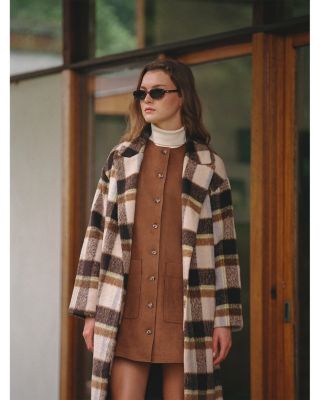 Laney Faux Suede Mini Dress