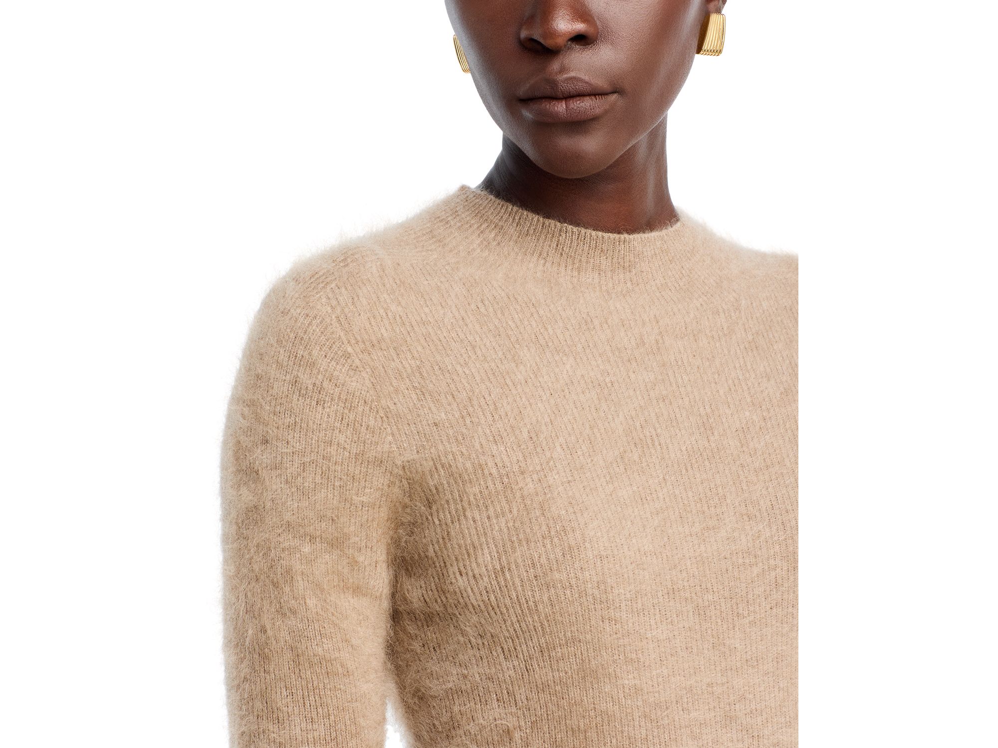 The Miley Cashmere Mock Neck Sweater — Image 4