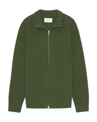 Danny Full Zip Ribbed Sweater