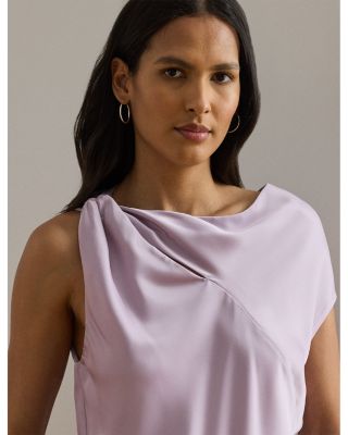 Charmeuse Asymmetrical Blouse