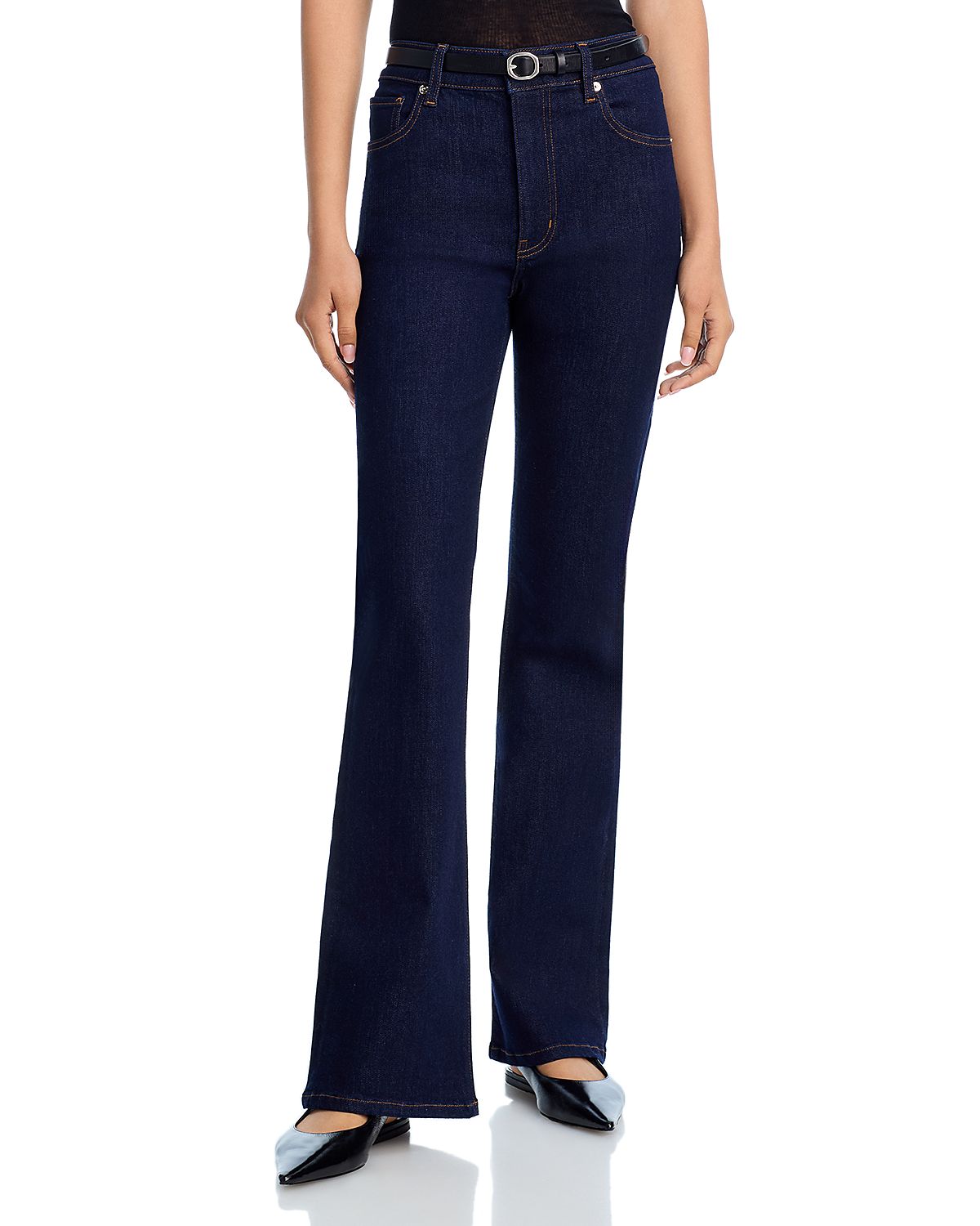Frame The Reboot High Rise Ankle Bootcut Jeans