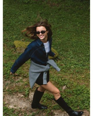  Azra Twill Mini Skirt 