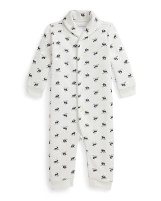 Boys' Elk Print Fleece Coverall - Baby