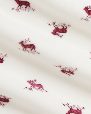 Girls' Elk Print Velour Dress & Bloomer - Baby