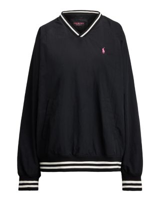 Unisex Pink Pony V-Neck Pullover