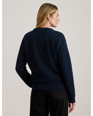 Intarsia Knit Dog Sweater