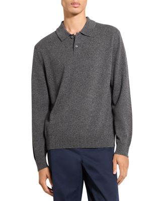 Goris Cashmere Long Sleeve Polo Sweater