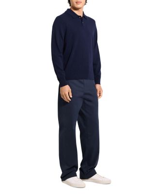 Goris Cashmere Long Sleeve Polo Sweater