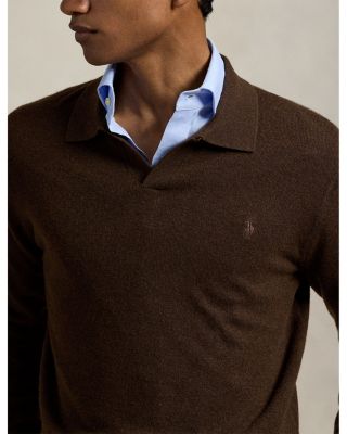 Wool Regular Fit Polo Sweater