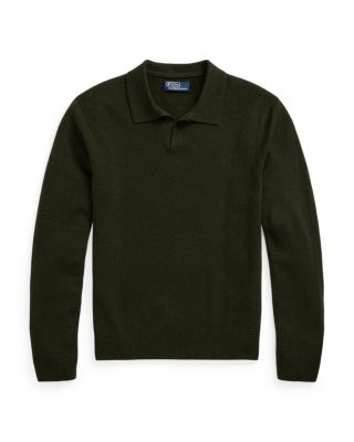 Wool Regular Fit Polo Sweater