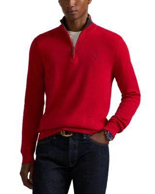 Cashmere Regular Fit Quarter Zip Mock Neck Sweater - Exclusive