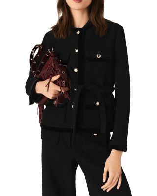 Velvet Belted Jacket