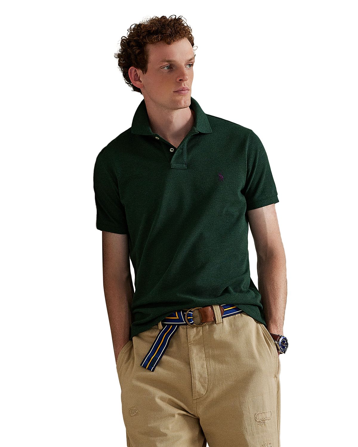 Polo Ralph Lauren Classic Fit Mesh Polo Shirt