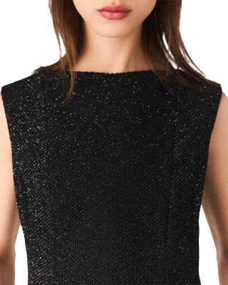 Rhinestone Flared Mini Dress