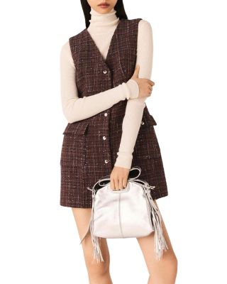 Sequin Tweed Mini Dress