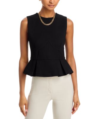 Sleeveless Peplum Top - Bloomingdale's