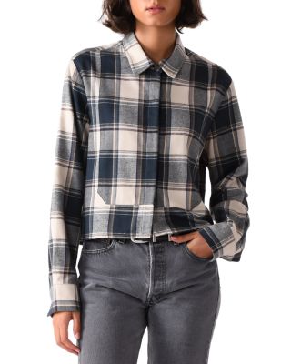 Plaid Bib Front Shirt