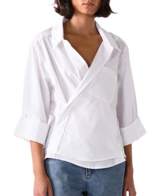 Solid Wrap Shirt