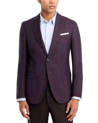 Hutson Tonal Plaid Slim Fit Sport Coat