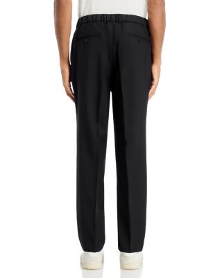 Performance Wool Drawstring Trousers with Elasticated Waistband