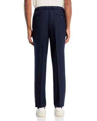 Performance Wool Drawstring Trousers with Elasticated Waistband