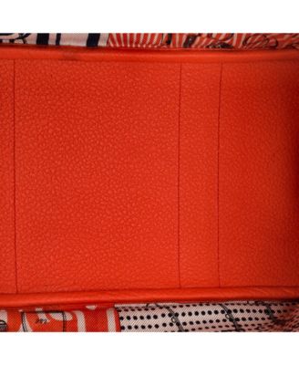 36 Garden Party Tote Leather with Printed Interior