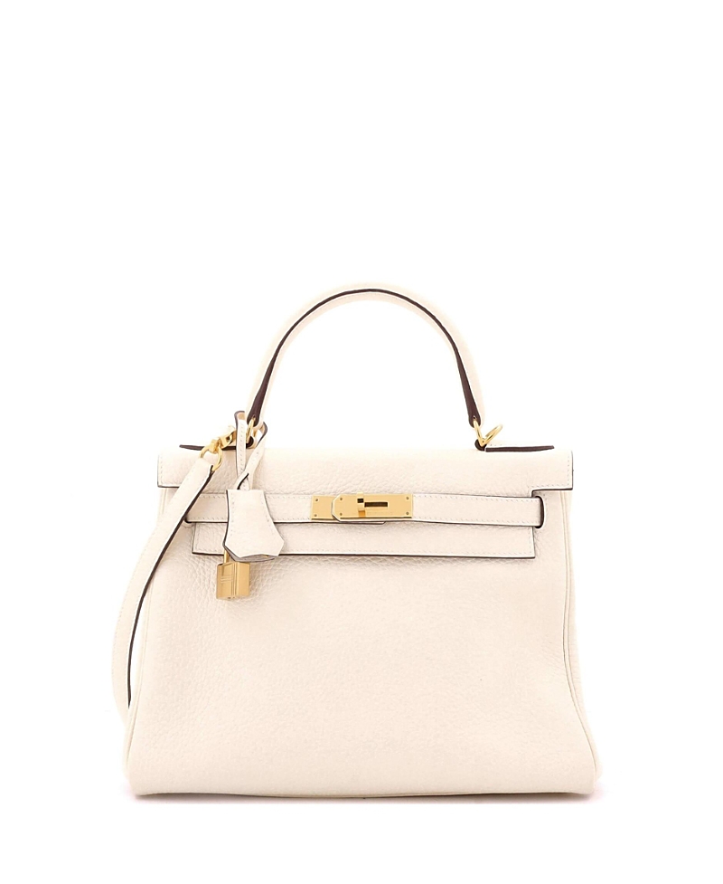 Click to view more detailed imagery on our partner's website Pre-owned Pre-owned Hermes Hermes Kelly 28 Handbag Light Clemence With Gold Hardware In Brown