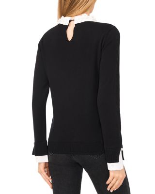 Embellished Collar Sweater