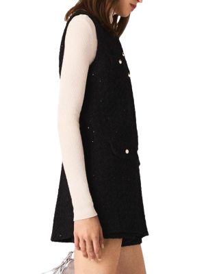 Sequin Tweed Playsuit