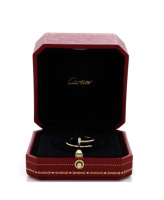 Small Juste un Clou Ring 18K Gold and Diamonds