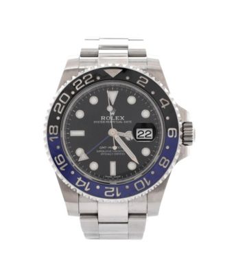 Oyster Perpetual Date GMT-Master II Batman Automatic Watch in Stainless Steel and Cerachrom 40mm