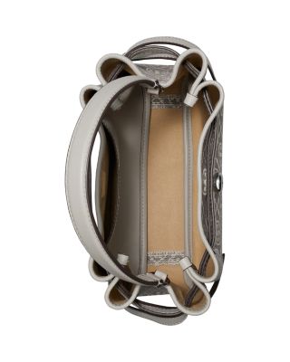 Romy T Monogram Bucket Bag