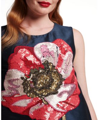 Alice Shift Dress with Flower