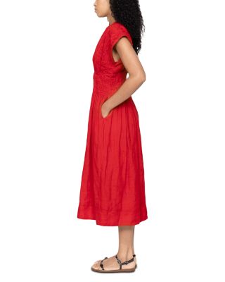 Imogen Solid Midi Dress