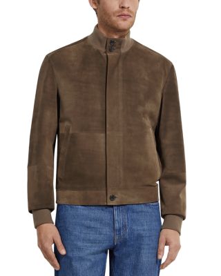 Leather Blouson Jacket
