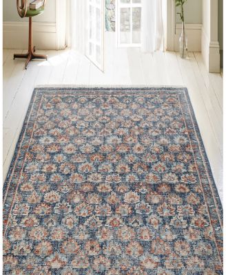 Obeetee Palace Floral Runner Area Rug,2'6"x8'0"