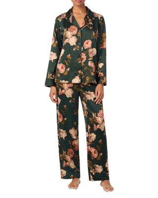 Long Sleeve Notch Collar Pajama Set