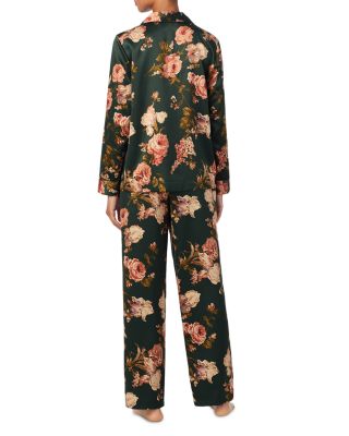 Long Sleeve Notch Collar Pajama Set