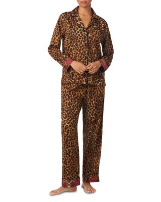 Notch Collar Pajama Set