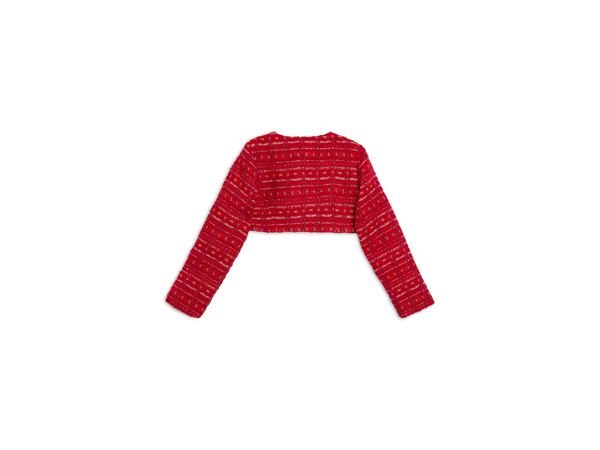 Bardot Girls' Sutton Boucle Crop Jacket - Little Kid, Big Kid — Image 3