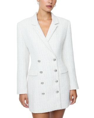 Scattered Tinsel Tweed Mini Dress