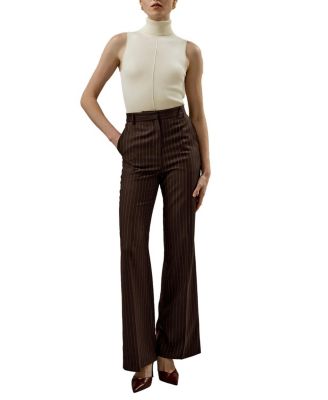 Silk Knitted Turtleneck Sleeveless Top