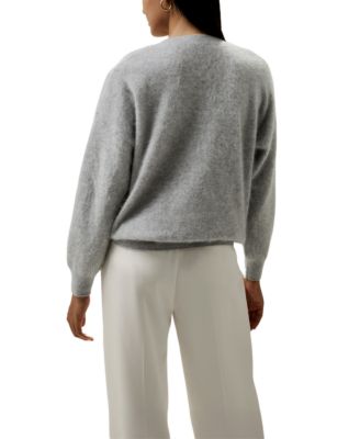 Brushed Cashmere Pullover Sweater